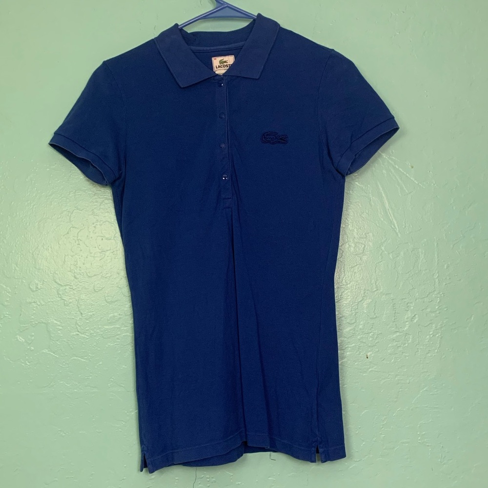 Lacoste women’s collared polo shirt sz38